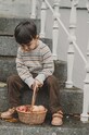 Детский хлопковый свитер That's mine Frankie бежевый 128195