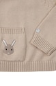 Donsje maglione in cotone noenati Loeke Sweater Bunny beige 3026001.