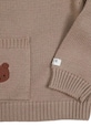Хлопковый свитер для младенцев Donsje Loeke Sweater Bear коричневый 3026002.