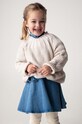 Dječji pulover s postotkom vune Donsje Dawi Sweater s dodatkom vune bež 4086500.