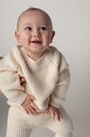 Хлопковый свитер для младенцев Donsje Jade Sweater остальные бежевый 4090200.