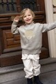 Vlnený detský svetrík Donsje Denn Merino Wool Sweater Lammy 4083504.56.92 sivá