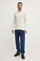 Светр з домішкою шовку Calvin Klein K10K113549 бежевий AW24