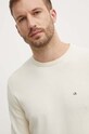 Светр з домішкою шовку Calvin Klein бежевий K10K113549