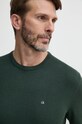 Calvin Klein pulover din amestec de mătase verde K10K113549