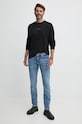 Bavlnený sveter Calvin Klein Jeans J30J325671 čierna NC24