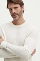 Tommy Hilfiger sweter wełniany beżowy MW0MW33128