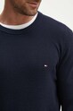 Bavlnený sveter Tommy Hilfiger MW0MW35470 tmavomodrá
