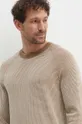 bézs BOSS gyapjú pulóver