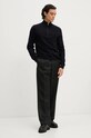 Шерстяной свитер PS Paul Smith M2R.203Y.N21861 тёмно-синий AW24