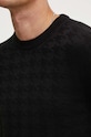 HUGO sweter bawełniany 50516620 czarny