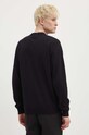 Odzież HUGO sweter bawełniany 50516617 czarny