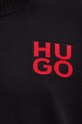 Бавовняний светр HUGO 50516617 чорний
