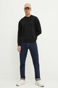 Armani Exchange pulover 6DZM6C.ZM5AZ negru AW24