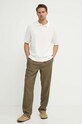 Βαμβακερό μπλουζάκι πόλο Levi's A7294 μπεζ SS25