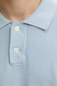 Bavlněné polo tričko Levi's A7294 modrá