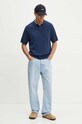 Levi's polo de bumbac A7294 bleumarin SS25