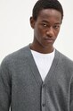 Marc O'Polo kardigan z domieszką wełny 429514461216 szary