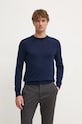 Вовняний светр United Colors of Benetton 11AHU1056 темно-синій AW25