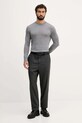 United Colors of Benetton sweter wełniany 11AHU1056 szary AW25