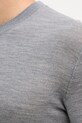 United Colors of Benetton sweter wełniany 11AHU1056 szary