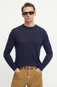 Vlněný svetr United Colors of Benetton námořnická modř 11AHK107L