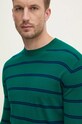 United Colors of Benetton sweter wełniany zielony 11AHK107L