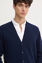 United Colors of Benetton cardigan din lana bleumarin 1002U601B