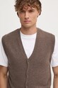 United Colors of Benetton vesta de lana maro 1002U601G