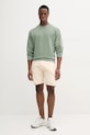 United Colors of Benetton pamut melegítőfelső 3P0VU1095 zöld SS25