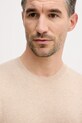 Pulover od kašmira United Colors of Benetton bež 1033U105S