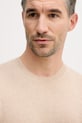 Pulover od kašmira United Colors of Benetton bež 1033U105S