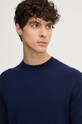 United Colors of Benetton sweter kaszmirowy granatowy 1033U105S