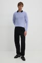 Шерстяной свитер United Colors of Benetton 1002U1G34 фиолетовой AW25