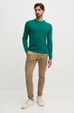 United Colors of Benetton sweter wełniany 1002U1G34 zielony AW25