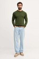 Вовняний светр United Colors of Benetton 1002U1G34 зелений AW25