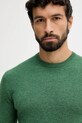 Vlnený sveter United Colors of Benetton zelená 1002U1G34