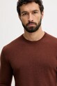 Шерстяной свитер United Colors of Benetton коричневый 1002U1G34