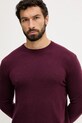United Colors of Benetton sweter wełniany bordowy 1002U1G34