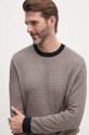 Светр з домішкою шовку Armani Exchange темно-синій 6DZM1E.ZMW8Z