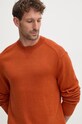 Armani Exchange sweter z domieszką wełny pomarańczowy 6DZM1F.ZM1LZ