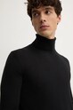 Odzież United Colors of Benetton sweter wełniany 103MU108N czarny