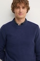 Μάλλινο πουλόβερ United Colors of Benetton σκούρο μπλε 1344U108H