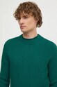 Шерстяной свитер United Colors of Benetton бирюзовый 1344U108H