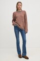 Одежда Свитер с примесью шерсти United Colors of Benetton 116NU108M оранжевый