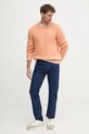 United Colors of Benetton pulover din amestec de lana 116NU108M portocaliu NC24