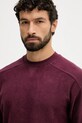 United Colors of Benetton hanorac de bumbac burgundia 3NMEU109T