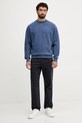 United Colors of Benetton bluza bawełniana 3NMEU109T niebieski AW25