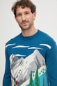 Вовняний светр United Colors of Benetton бірюзовий 1244K108S