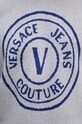 Вовняний светр Versace Jeans Couture 77GAFM02.CMH42 блакитний